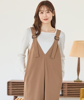 【Honeys公式 / ハニーズ】ヒアルロンスクエアネック レディース Ｌ アイボリー プチプラ