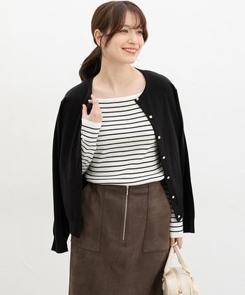 【Honeys公式 / ハニーズ】ヒアルロンスクエアネック レディース S オフ×クロ プチプラ 【Honeys公式 / ハニーズ】ヒアルロンスクエアネック レディース S オフ×クロ プチプラ