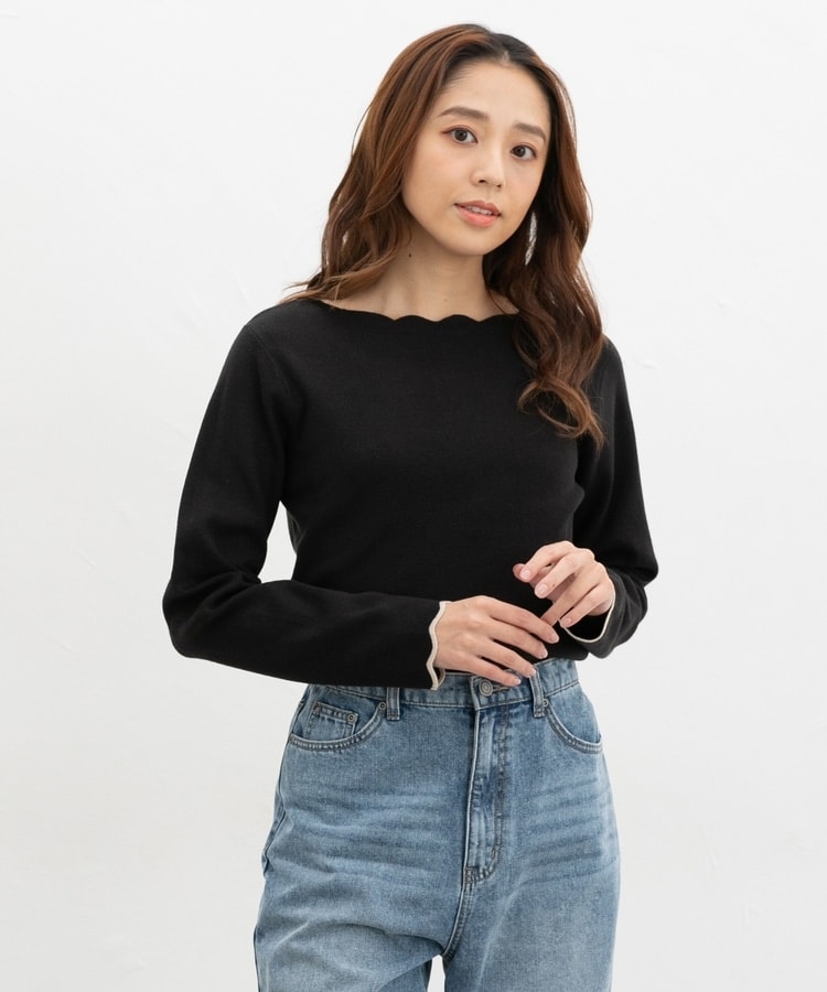 スカラップニット: トップス｜ハニーズ公式通販