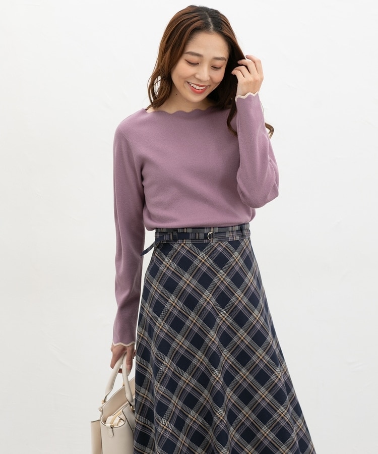 スカラップニット: トップス｜ハニーズ公式通販