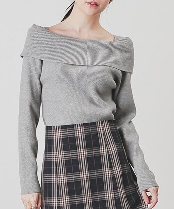 【Honeys公式 / ハニーズ】オフショルトップス レディース S 杢グレー プチプラ 【Honeys公式 / ハニーズ】オフショルトップス レディース S 杢グレー プチプラ