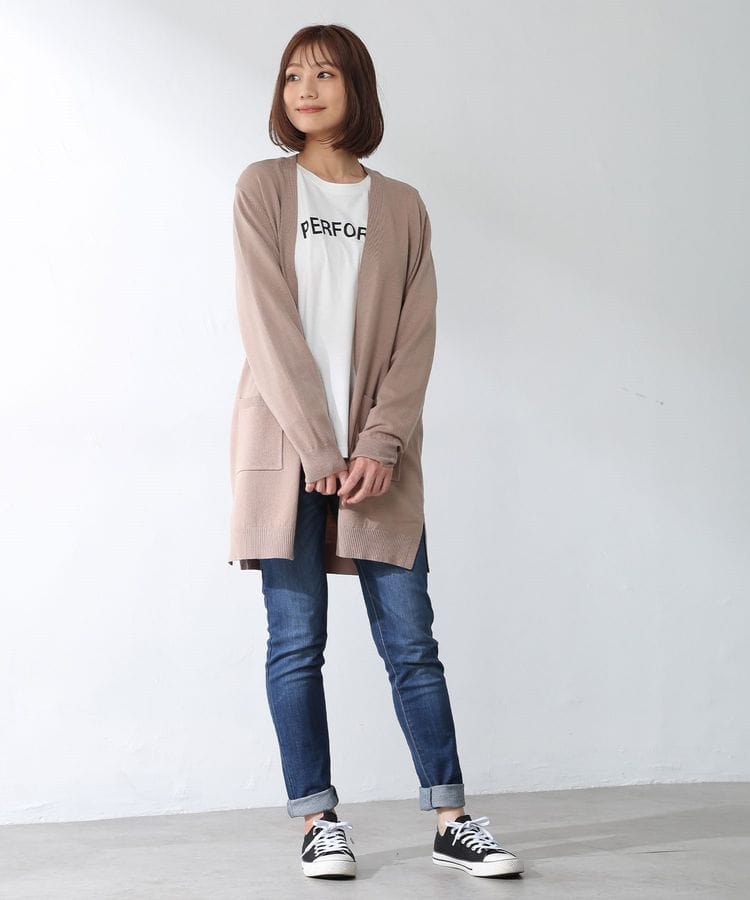 ハニーズ公式通販 ヒアルロン酸ロングカーデ トップス Honeys Online Shop レディースファッション通販