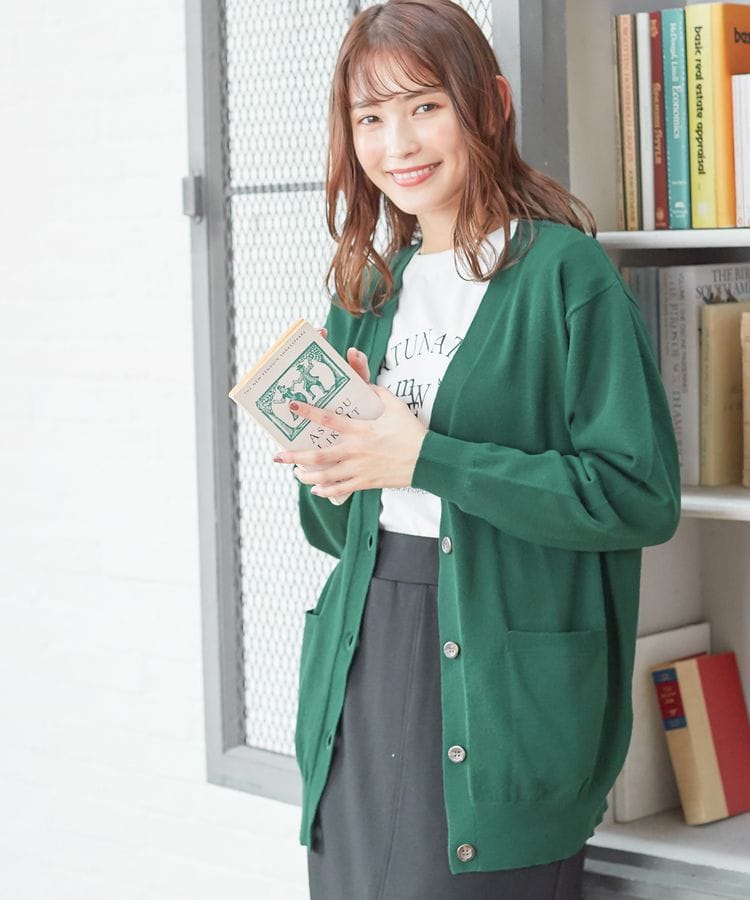 ハニーズ公式通販】ヒアルロン酸Ｖカーデ: トップス－Honeys Online Shop－レディースファッション通販
