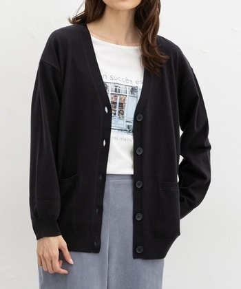 【Honeys公式 / ハニーズ】ヒアルロン酸Vカーデ レディース L ネイビー プチプラ 【Honeys公式 / ハニーズ】ヒアルロン酸Vカーデ レディース L ネイビー プチプラ