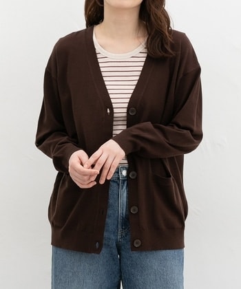 【Honeys公式 / ハニーズ】ヒアルロン酸Vカーデ レディース L ブラウン プチプラ 【Honeys公式 / ハニーズ】ヒアルロン酸Vカーデ レディース L ブラウン プチプラ