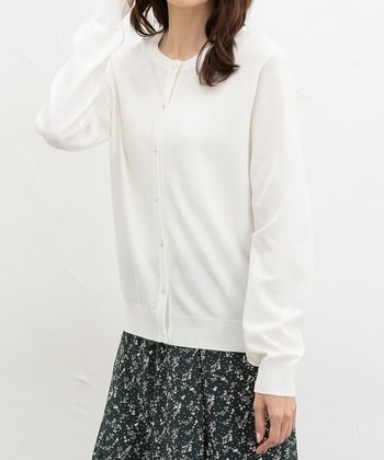 【Honeys公式 / ハニーズ】ヒアルロン酸クルーカーデ レディース M アイボリー プチプラ 【Honeys公式 / ハニーズ】ヒアルロン酸クルーカーデ レディース M アイボリー プチプラ