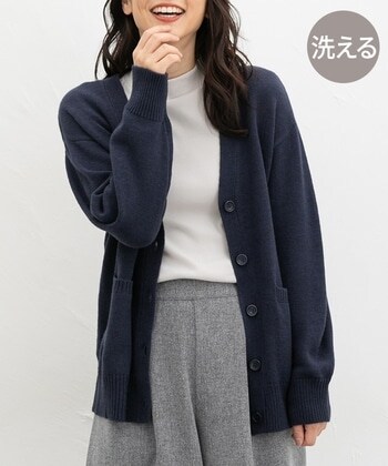 【Honeys公式 / ハニーズ】Vネックカーデ レディース L ネイビー プチプラ 【Honeys公式 / ハニーズ】Vネックカーデ レディース L ネイビー プチプラ