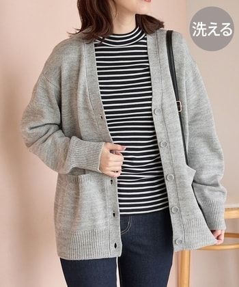 【Honeys公式 / ハニーズ】Vネックカーデ レディース L 杢グレー プチプラ 【Honeys公式 / ハニーズ】Vネックカーデ レディース L 杢グレー プチプラ