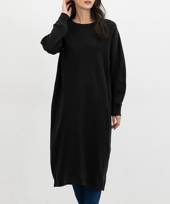 【Honeys公式 / ハニーズ】ニットワンピース レディース L ブラック プチプラ 【Honeys公式 / ハニーズ】ニットワンピース レディース L ブラック プチプラ