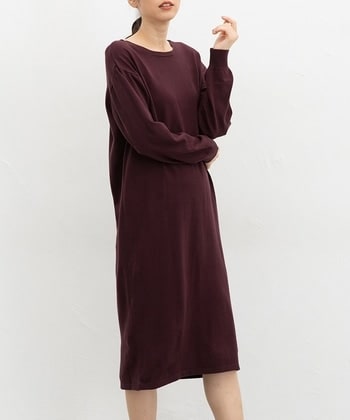 【Honeys公式 / ハニーズ】ニットワンピース レディース L ボルドー プチプラ 【Honeys公式 / ハニーズ】ニットワンピース レディース L ボルドー プチプラ