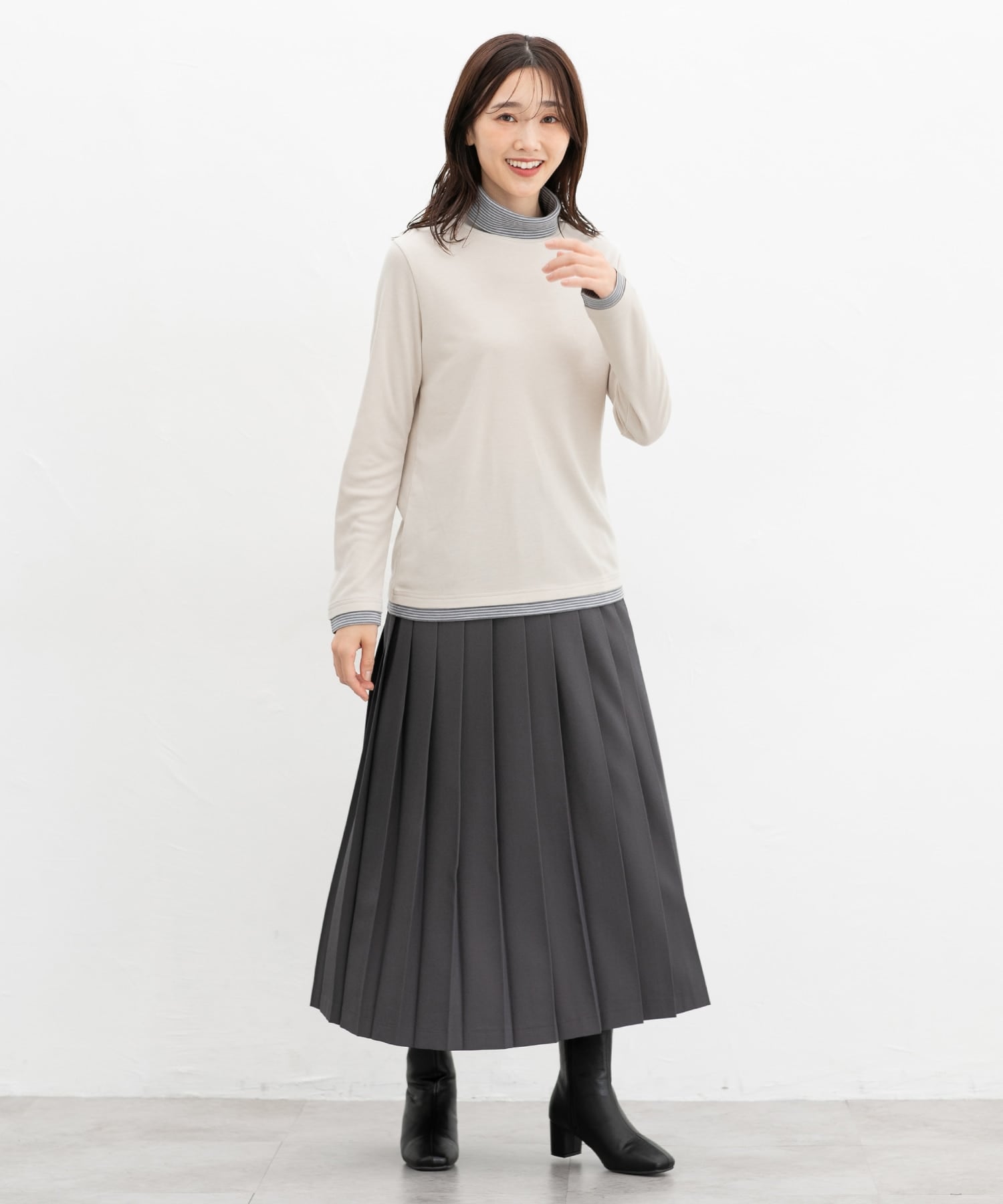 配色タートルネック: トップス｜ハニーズ公式通販