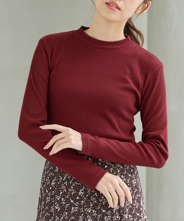 ジャカードハイネックT