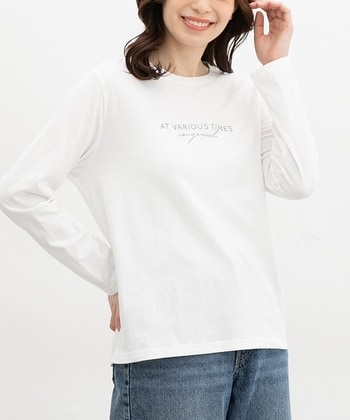 【Honeys公式 / ハニーズ】プリントTシャツ レディース L オフ プチプラ 【Honeys公式 / ハニーズ】プリントTシャツ レディース L オフ プチプラ