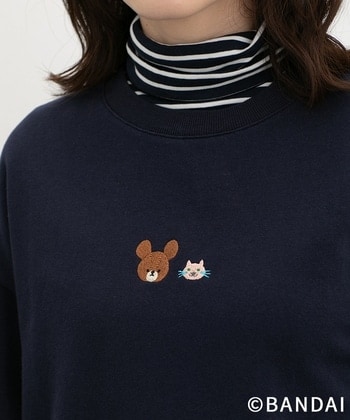 【Honeys公式 / ハニーズ】くまのがっこう/トップス レディース M ネイビー プチプラ 【Honeys公式 / ハニーズ】くまのがっこう/トップス レディース M ネイビー プチプラ