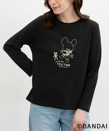 【Honeys公式 / ハニーズ】くまのがっこう/Tシャツ レディース M ブラック プチプラ 【Honeys公式 / ハニーズ】くまのがっこう/Tシャツ レディース M ブラック プチプラ