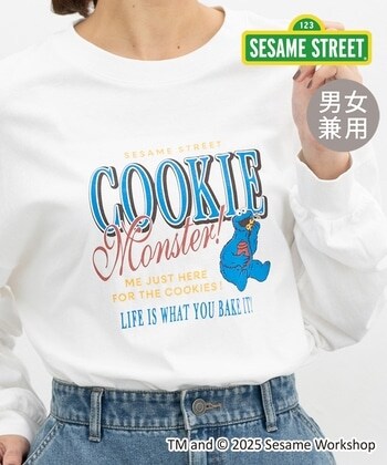 【Honeys公式 / ハニーズ】セサミストリート/長袖T レディース L オフ プチプラ 【Honeys公式 / ハニーズ】セサミストリート/長袖T レディース L オフ プチプラ