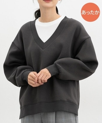 【Honeys公式 / ハニーズ】裏起毛ゆるレイヤード風 レディース M スミクロ プチプラ 【Honeys公式 / ハニーズ】裏起毛ゆるレイヤード風 レディース M スミクロ プチプラ