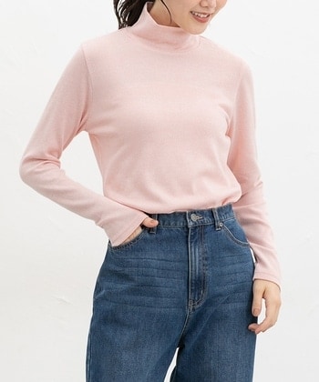 【Honeys公式 / ハニーズ】あったかタートルネック レディース S 杢ピンク プチプラ 【Honeys公式 / ハニーズ】あったかタートルネック レディース S 杢ピンク プチプラ