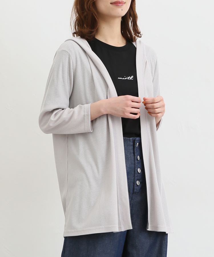 ハニーズ公式通販】フーデッドカーデ: トップス-Honeys Online Shop