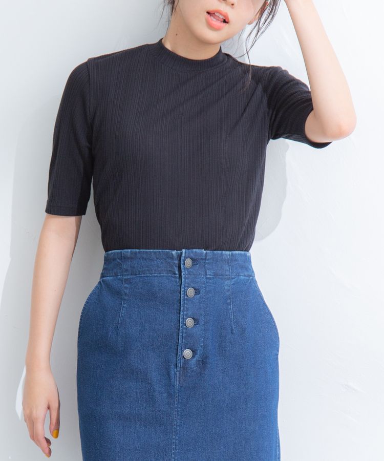 ハニーズ公式通販 半袖ハイネックｔシャツ トップス Honeys Online Shop レディースファッション通販