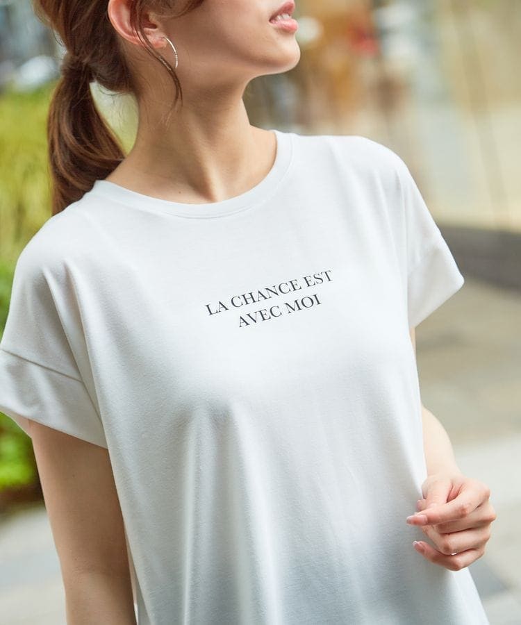 ハニーズ公式通販 汗ジミ軽減ロゴｔシャツ トップス Honeys Online Shop レディースファッション通販