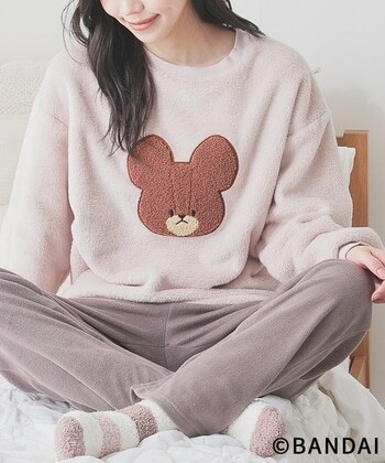 【Honeys公式 / ハニーズ】くまのがっこう/ルームウェア(上下セット) レディース L ピンク×モカ プチプラ 【Honeys公式 / ハニーズ】くまのがっこう/ルームウェア(上下セット) レディース L ピンク×モカ プチプラ