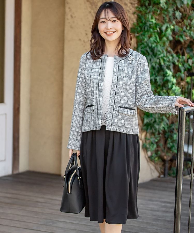 ハニーズ公式通販 ノーカラージャケット レディースファッション