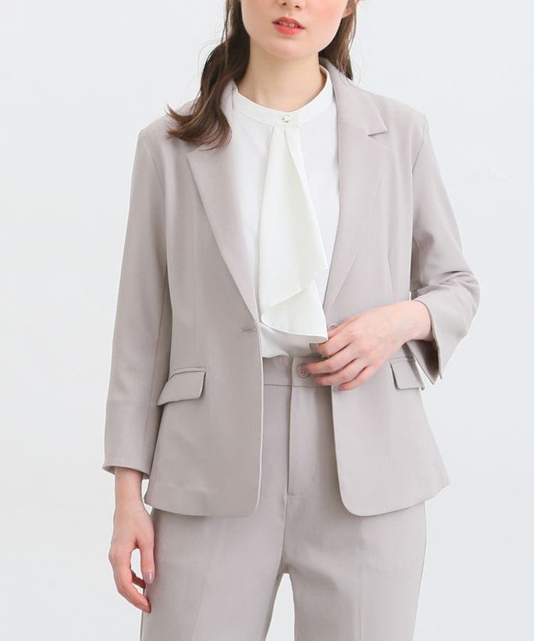 新着商品 ベージュM アウター s【VIOLETA】ラムFブルーフォックス八分