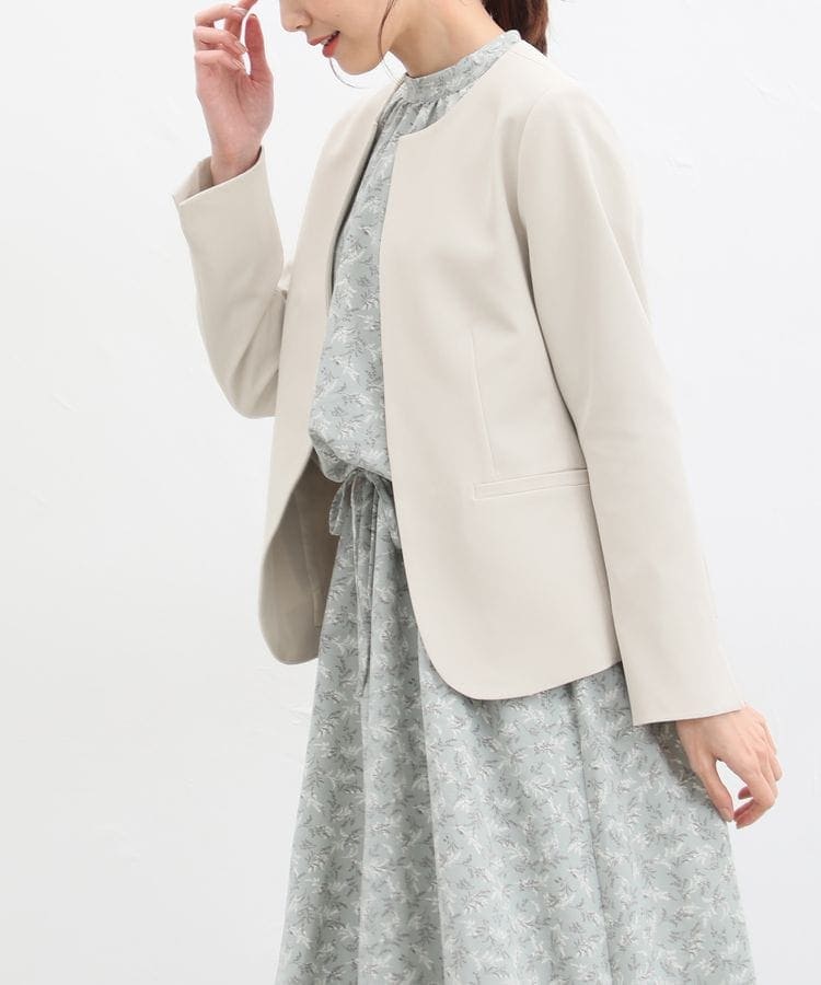 パラスパレス スタンドカラー ジャケット ノーカラー インディゴ 近年