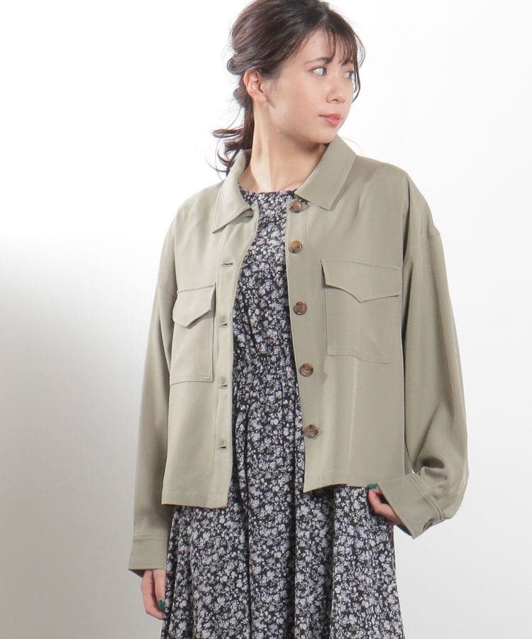 ハニーズ公式通販】ミリタリージャケット【WEB限定LLサイズ有】: アウター－Honeys Online Shop－レディースファッション通販
