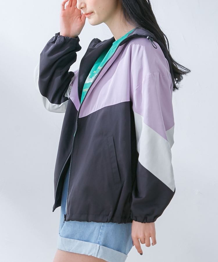 ハニーズ公式通販】配色ブルゾン【WEB限定LLサイズ有】: アウター-Honeys Online Shop-レディースファッション通販 ハニーズ公式通販】配色ブルゾン【WEB限定LLサイズ有】: アウター-Honeys Online Shop-レディースファッション通販