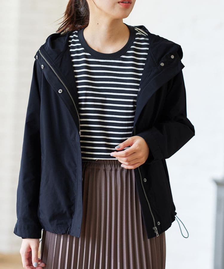 美品 ビューティアンドユース グログランフードマウンテンパーカー  