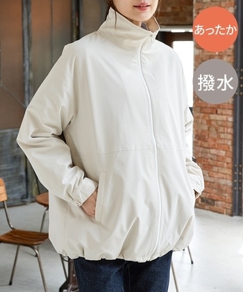 【Honeys公式 / ハニーズ】裏フリーススタンド レディース Ｍ アイボリー プチプラ