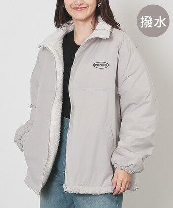 【Honeys公式 / ハニーズ】リバーシブルボアブルゾン レディース M グレー プチプラ 【Honeys公式 / ハニーズ】リバーシブルボアブルゾン レディース M グレー プチプラ