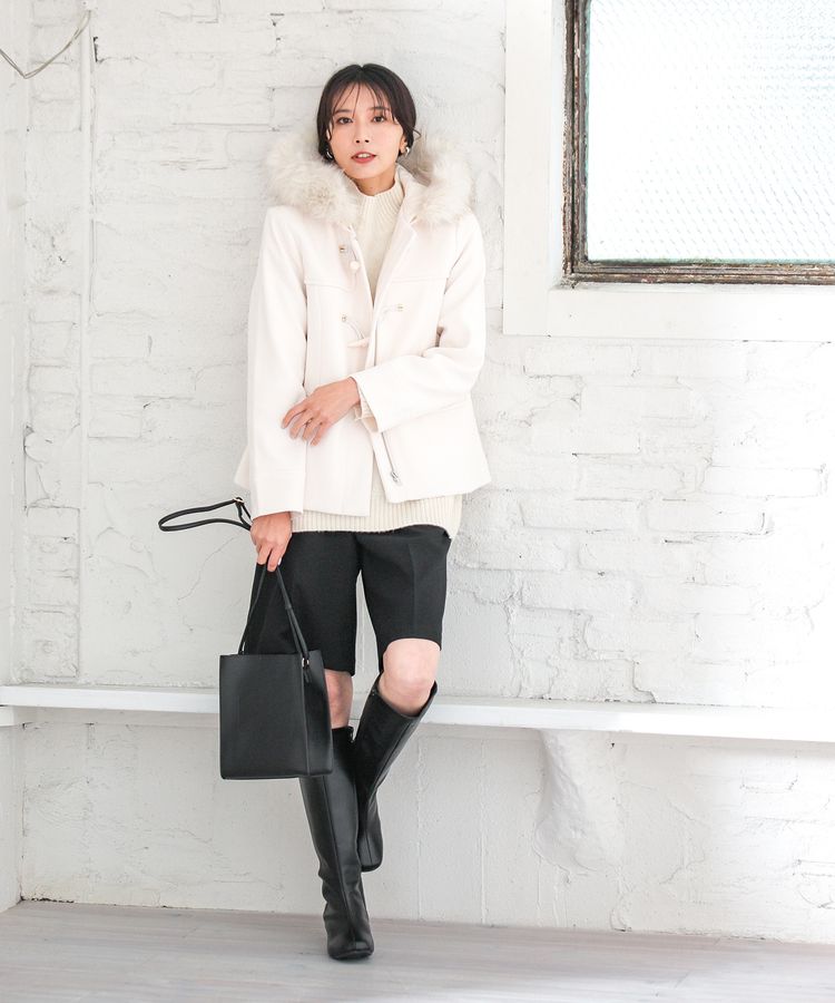 ハニーズ公式通販 ショート丈ダッフルコート アウター Honeys Online Shop レディースファッション通販