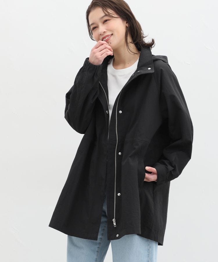 ハニーズ公式通販】撥水加工ハーフ丈ブルゾン: アウター-Honeys