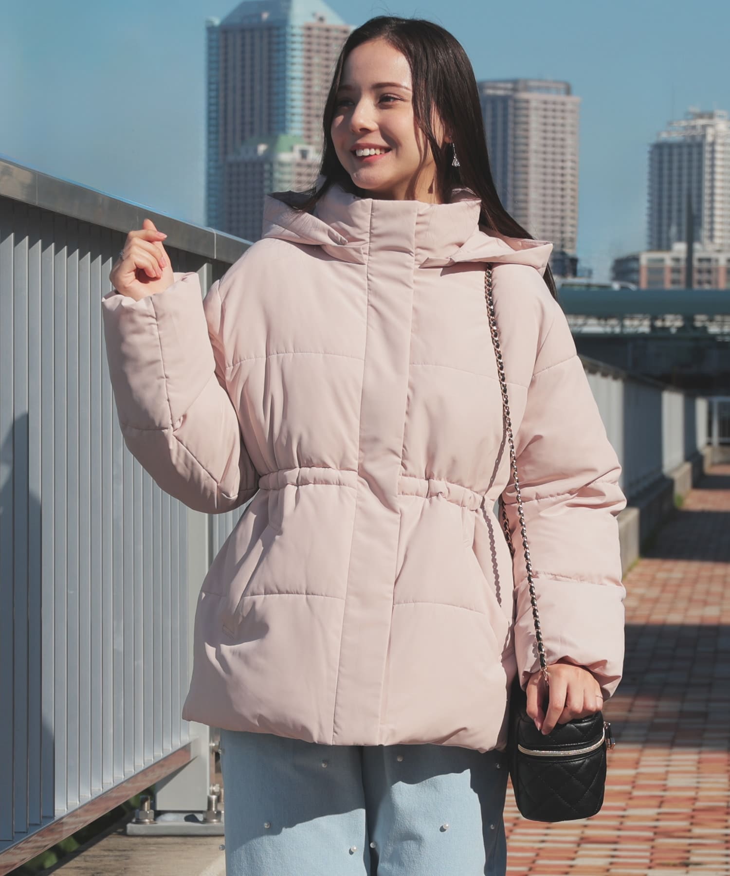 ウエストドロストダウン: アウター｜ハニーズ公式通販 