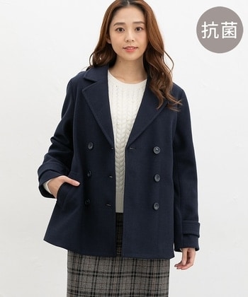 【Honeys公式 / ハニーズ】ピーコート レディース M ネイビー プチプラ 【Honeys公式 / ハニーズ】ピーコート レディース M ネイビー プチプラ