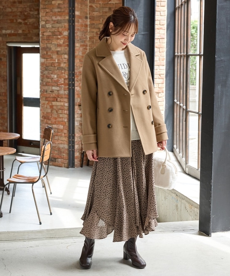 ベージュ ピーコート ピーコート: アウター｜ハニーズ公式通販