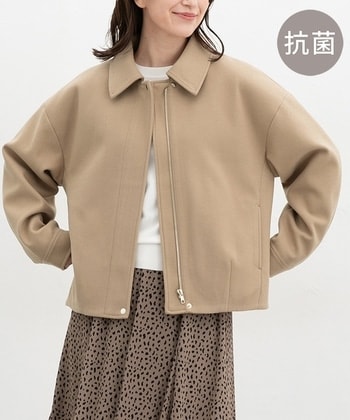 【Honeys公式 / ハニーズ】衿付ブルゾン レディース ＬＬ キャメル プチプラ