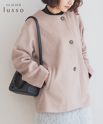 【Honeys公式 / ハニーズ】ノーカラーコート レディース LL ベージュ プチプラ 【Honeys公式 / ハニーズ】ノーカラーコート レディース LL ベージュ プチプラ