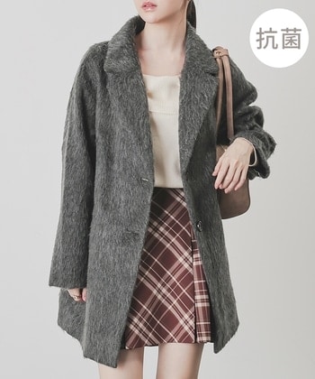 【Honeys公式 / ハニーズ】テーラードコート レディース LL 杢チャコール プチプラ 【Honeys公式 / ハニーズ】テーラードコート レディース LL 杢チャコール プチプラ