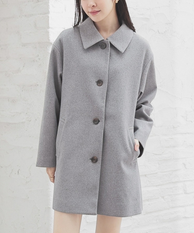 【バーバリーロンドン】ステンカラーコート ウールライナー ハニーベージュ 11 美品】バーバリーロンドン トレンチコート ノバチェックライナー付