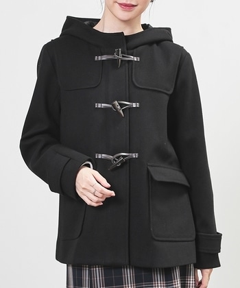 【Honeys公式 / ハニーズ】ダッフルコート レディース L ブラック プチプラ 【Honeys公式 / ハニーズ】ダッフルコート レディース L ブラック プチプラ