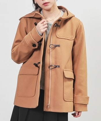 【Honeys公式 / ハニーズ】ダッフルコート レディース L キャメル プチプラ 【Honeys公式 / ハニーズ】ダッフルコート レディース L キャメル プチプラ