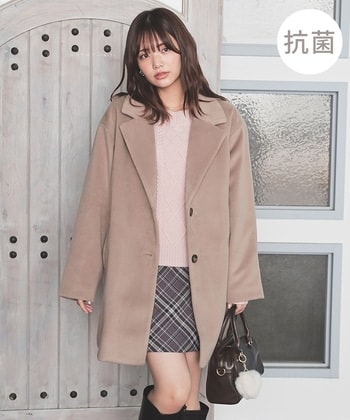 【Honeys公式 / ハニーズ】テーラードコート レディース S モカベージュ プチプラ 【Honeys公式 / ハニーズ】テーラードコート レディース S モカベージュ プチプラ