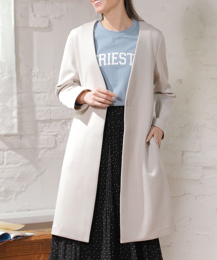 ハニーズ公式通販 カラーレスロングコート アウター Honeys Online Shop レディースファッション通販