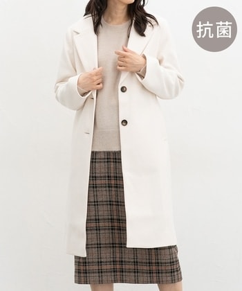 【Honeys公式 / ハニーズ】チェスターコート レディース LL アイボリー プチプラ 【Honeys公式 / ハニーズ】チェスターコート レディース LL アイボリー プチプラ