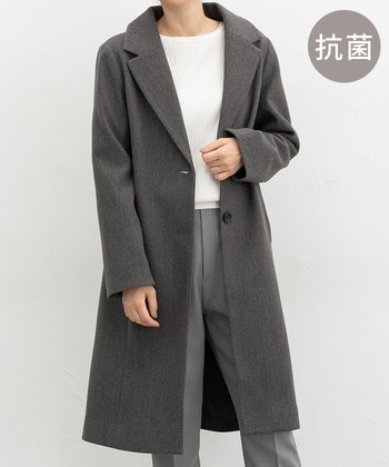 【Honeys公式 / ハニーズ】チェスターコート レディース M 杢チャコール プチプラ 【Honeys公式 / ハニーズ】チェスターコート レディース M 杢チャコール プチプラ