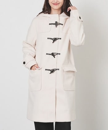 【Honeys公式 / ハニーズ】ロングダッフルコート レディース M アイボリー プチプラ 【Honeys公式 / ハニーズ】ロングダッフルコート レディース M アイボリー プチプラ